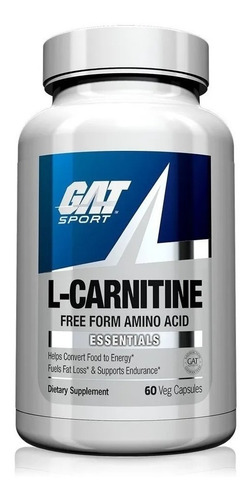 Suplemento Alimenticio L-carnitina Gat Sport 60ct