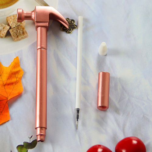 Juego De 24 Plumas De Gel Creativas Con Forma De Martillo,