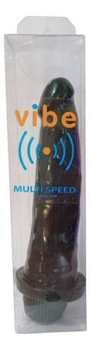 Vibrador Consolador Negro Dildo Anal Vagina Mujer Hombre