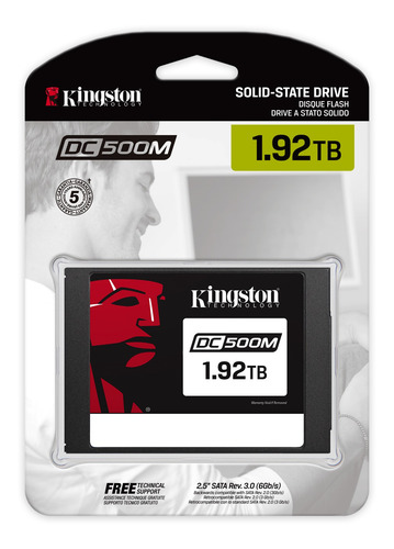 Imagen 3 de 4 de Disco sólido interno Kingston SEDC500M/1920G 1.92TB