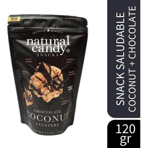 Snack Vegano Natural Candy Bites Coconut Y Chocolate 100g