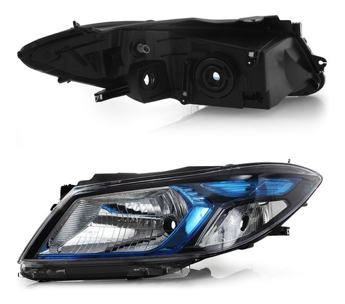 Farol Onix Lt Ltz Joy 13 A 18 Azul + Lâmpadas H4 Ge Pingo