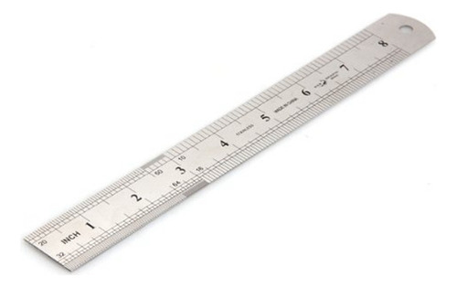 // Régua De Aço Inoxidável Vintage Rule Scale Machinist