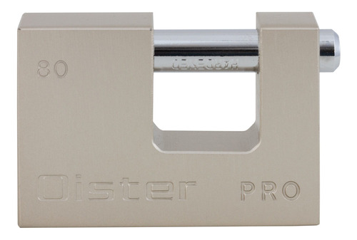 Candado Oister Pro Cortina 80mm En Caja