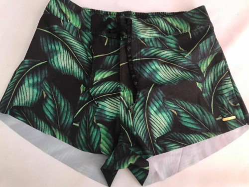 Bermuda Surf Feminina Shorts Surf Pena Tecido Flexível 