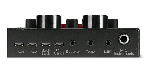 Imagem 2 de 4 de Placa De Som Streaming C3tech Mx-50bk Preto