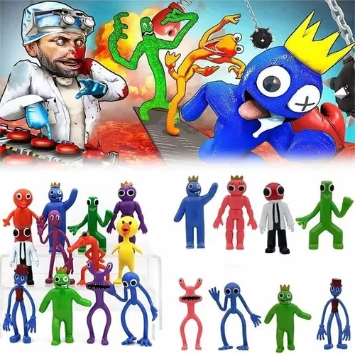 12pcs Roblox Jogo Rainbow Amigos Action Figure Pvc Doll Toy Collectible  Horror Modelo Brinquedos Crianças Presente de Natal