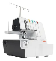 Comprar Máquina de coser overlock de punto de cadena ultralock Bernette Funlock 44 portable color blanco\u002Fnegro 220V