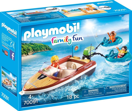 Playmobil Lancha Con Flotadores
