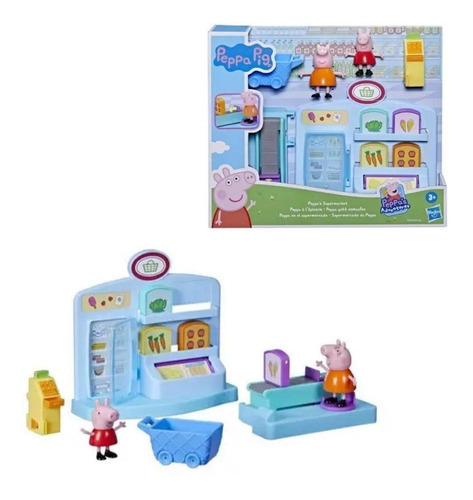Conjunto Brinquedo Supermercado Da Peppa Pig 3+ F4410 Hasbro