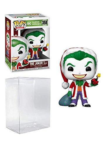 El Joker Como Santa Pop 358 Dc Super Heroes Holiday