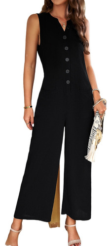 Moda Palazzos Casuales Palazzo Mujer Jumpsuit Palazzo