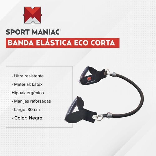 Imagen 2 de 4 de Sol Fitness Banda Corta Latex Elastica Super Reforzada Ultra