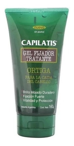 Capilatis Gel Tratante Fijador Ortiga Cabellos Caída  160g