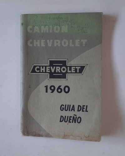 Camión Chevrolet 1960 Guía Del Dueño