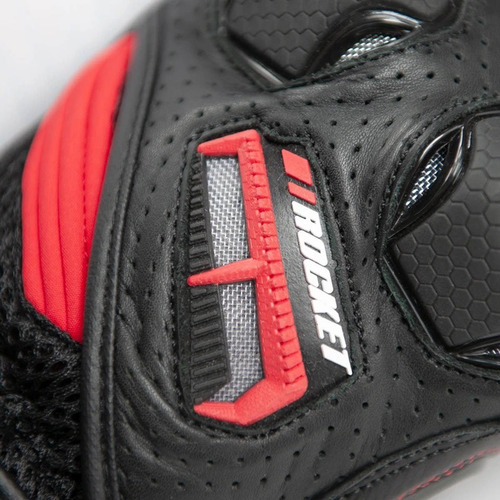 Imagen 3 de 5 de Guantes Joe Rocket Speedmaster Rojo Para Moto