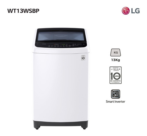 Lavarropas Superior LG 13 Kg Wt13wsbp - Garantía Oficial
