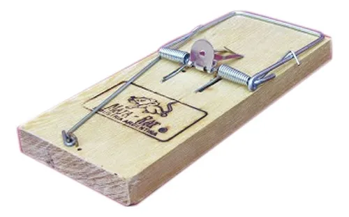 Trampera Rata Raton Laucha Roedor Rectangular Grande