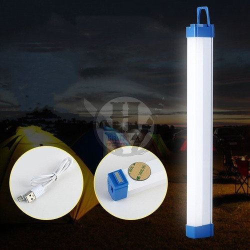 Imagen 5 de 5 de Linterna Barra Led T515 Recargable 17cm Usb Potente Iman Luz