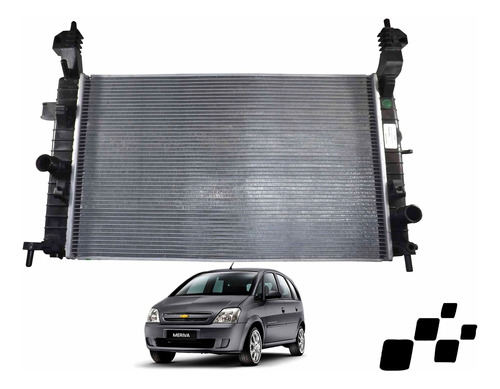 Radiador Gm Meriva Joy 1.8 Mpfi 8v Econoflex 2005 Até 2008