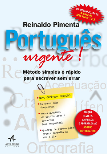 Português urgente!, de Pimenta, Reinaldo. Série Série Urgente! Starling Alta Editora E Consultoria  Eireli, capa mole em português, 2019
