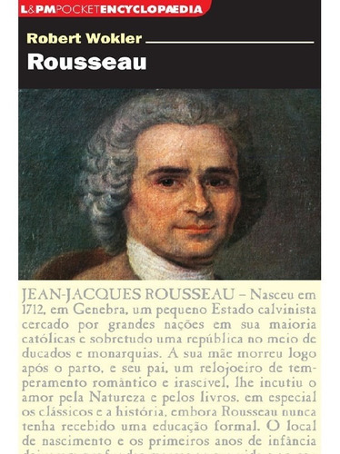 Rousseau: Rousseau, De Wokler, Robert. Editora L±, Capa Mole, Edição 1 Em Português