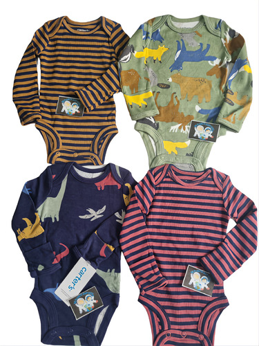 Set De Bodys, Mamelucos Carters Niño 3,6,9, 12, 18 Y24 Meses