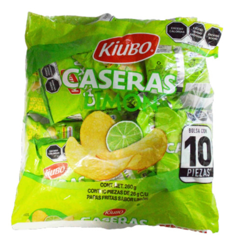  Papa Casera Limon 10 Pz De 26 Gr C/u