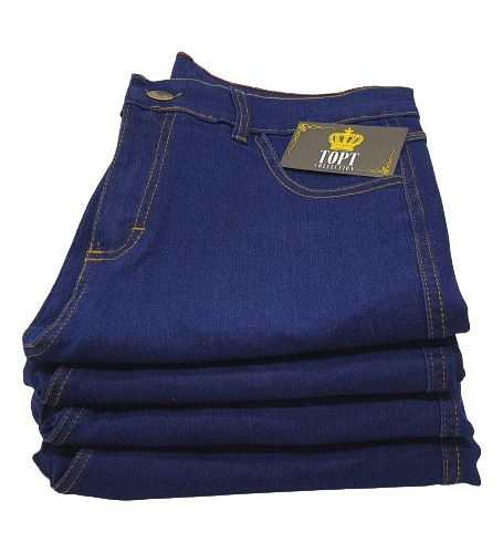 Calça Jeans Masculina De Serviço C/ Elastano Kit 4 Unidades