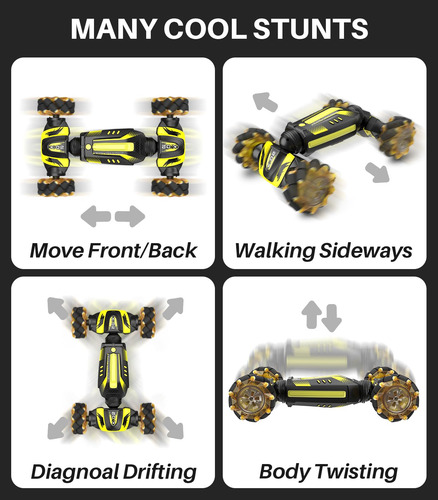 Auto Acrobacias Rc Detección Gestos Control Remoto 4wd 112 1