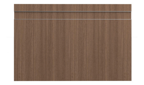 Respaldo Sommier Nature Mosconi 2 Plazas Melamina 1,80 Mts. Color Carvalho Mezzo
