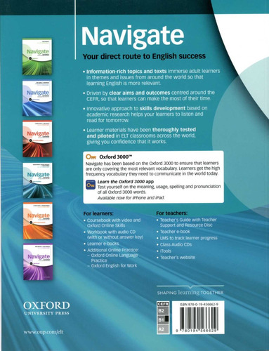 Navigate Intermediate B1 + - Coursebook With Online Skills