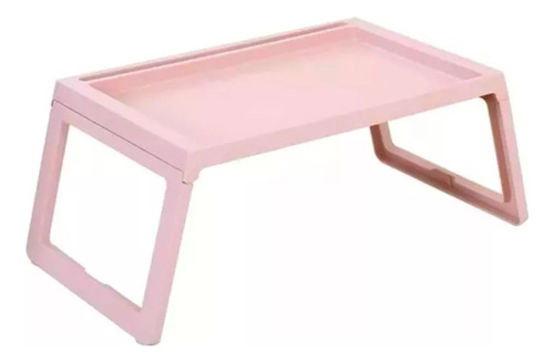 Mesa Portatil Plegable Bandeja Notebook Desayuno Cama Full Rosa