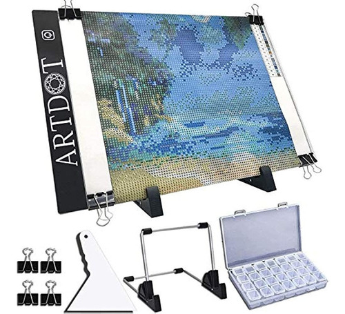 Almohadilla De Luz Led Artdot A4 Para Pintura De Diamante, K