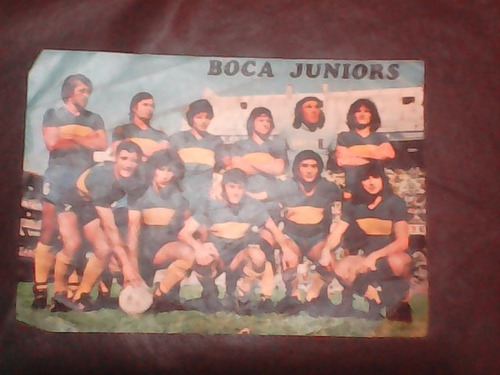 Poster Foto-cromo Boca Juniors 1976
