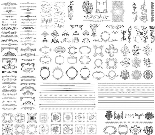 Arquivo Dxf Svg Ornamento Vetor Cnc Laser  Corte 2d #131