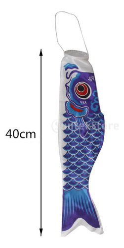 13d 5pcs 40cm Koi Carp Wind Sock Kite Bandera Decoración