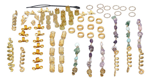 Acessórios Crystal Rhinestone Dreadlock 80 Peças De Tranças