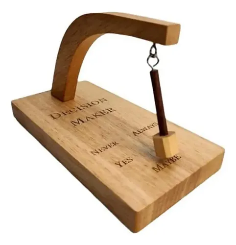 Péndulo Magnético Tomador De Decisiones, Decoración De Escritorio De 24 Cm, Ayuda A Aliviar Estrés Y Elegir Entre Opciones, Ideal Para Oficina