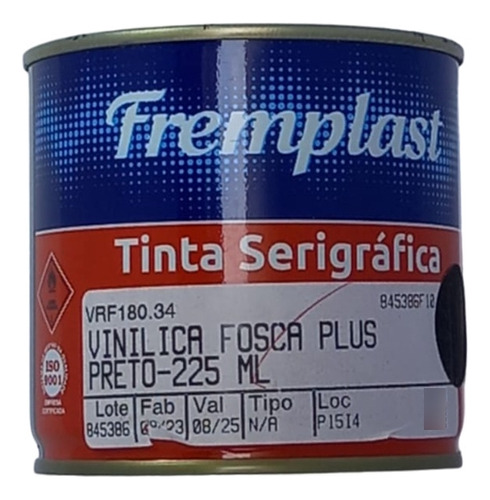 Tinta Para Vinilica Fosca Plus 225ml Fremplast