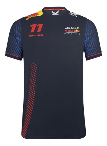 Playera Niño Sergio Perez # 11 Red Bull F1 Prenda Autentica 