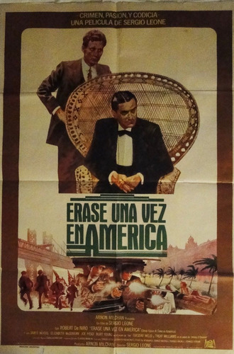 Afiche Sergio Leone Erase Una Vez En America - Original Cine