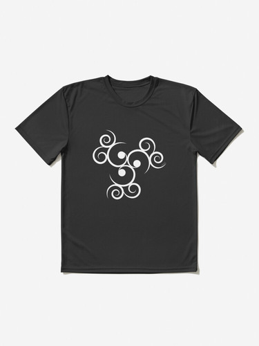 Imagen 3 de 4 de Camiseta Estampada Hombre Frase Positiva Signo Triskel