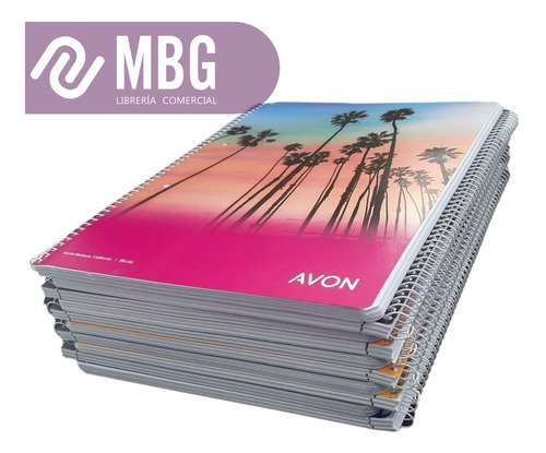 Imagen 2 de 7 de Cuaderno Universitario Barato Marca Avon Ray O Cuad X 10