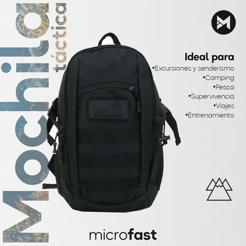 Mochila Táctica Militar Alpine Morral Viaje Deporte Pesca