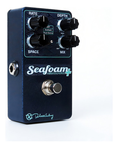 Keeley Seafoam Plus Vibrato Chorus - Pedal De Efectos De Co. Color Azul / Patchwork