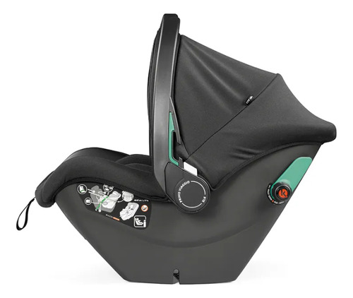 Huevito Butaquita Auto Bebé Peg Perego Primo Viaggio Slk Color Licorice Primo Vaggio