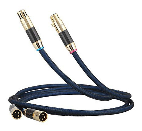 Cable Dmx Audiocrast Par Hifi Audio 3 Pines Xlr Macho A Xlr 