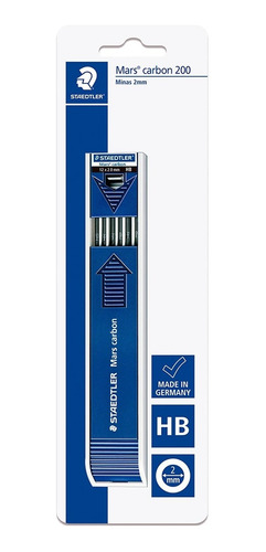 Minas Staedtler Mars Carbon 2mm (mod. 200-hb Bk Mx)