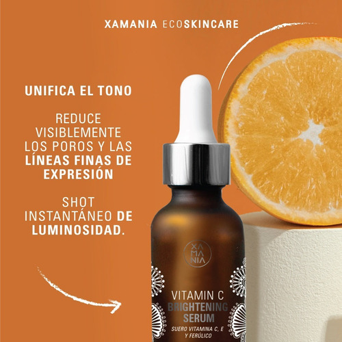 Serum Vitamina C Brightening Xamania Vegan Healthy